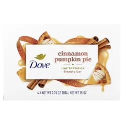 Dove Beauty Limited Edition Fall Holiday Treat Bar Soap - Cinnamon Pumpkin Pie - 15oz/4pk -Glow Up Beauty Store GUEST e260830e 5ffc 4de4 a2aa 34b397769047