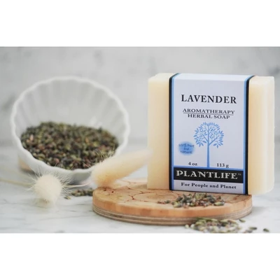 Plantlife Lavender Bar Soap - Moisturizing And Soothing Soap For Your Skin - Hand Crafted Using Plant-Based Ingredients - Made In California 4oz Bar 6 Plantlife Lavender Bar Soap - Moisturizing And Soothing Soap For Your Skin - Hand Crafted Using Plant-Based Ingredients - Made In California 4oz Bar - Image 4