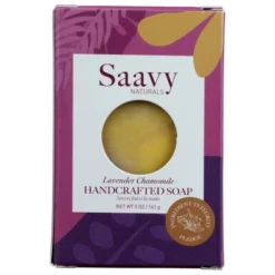 Saavy Naturals Handcrafted Lavender Chamomile Soap - 5 Oz -Glow Up Beauty Store GUEST e6c641ed 36d0 4081 8026 ced4222ef95f