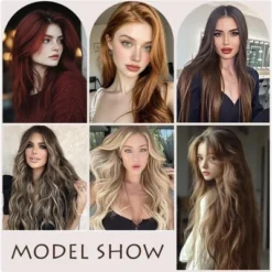 Wikineon Straight Clip In Hair Extensions 24inch Hair Extensions For Women 6PCS Long Soft Synthetic Natural Hairpieces -Glow Up Beauty Store GUEST e987d87f 4cbc 442d a6cd 352ba95fb575