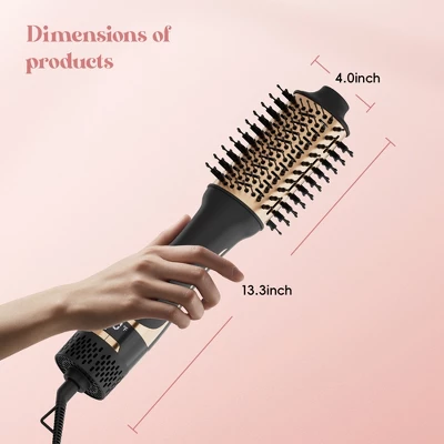 NICEBAY Hair Dryer Brush, Blow Dryer Brush With Display Screen, One Step Hot Air Brush For Hair Drying, Styling And Volumizing 8 NICEBAY Hair Dryer Brush, Blow Dryer Brush With Display Screen, One Step Hot Air Brush For Hair Drying, Styling And Volumizing - Image 6