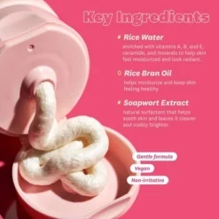 The Face Shop Rice Water Bright Vegan Foaming Cleanser - 5 Fl Oz -Glow Up Beauty Store GUEST eb63ec7e f238 42b9 8a7a 668b1a113750