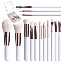 BABYYER Makeup Brushes Foundation Powder Concealers Eye Shadows Makeup Set With Mirror 14 Pcs Mini Makeup Brushes -Glow Up Beauty Store GUEST ec070b8e 5795 4a67 9357 9b47782d0150