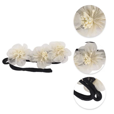 Unique Bargains Women's Flower Hair Disk 1 Pc 4 Unique Bargains Women's Flower Hair Disk 1 Pc - Image 2