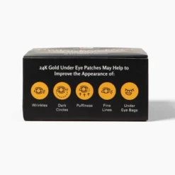 24K Gold Under Eye Masks For Dark Circles By M3, Brightening Eye Patches For Puffiness, Wrinkles & Fine Lines, 60 Patches + Spatula -Glow Up Beauty Store GUEST ee61ad89 cae3 4e26 928f dc179dfe3db5