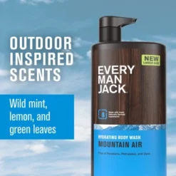 Every Man Jack Body Wash - Mountain Air - 28.8 Fl Oz -Glow Up Beauty Store GUEST f501746b 0331 4a30 bc73 350444c4dd3c