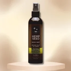 Earthly Body Hemp Seed Body Mist (8 Oz) - Guavalava | Soothing & Moisturizing Spray For Face & Body