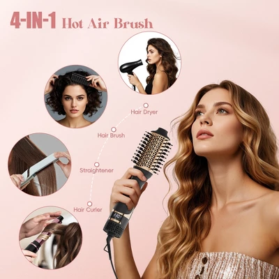 NICEBAY Hair Dryer Brush, Blow Dryer Brush With Display Screen, One Step Hot Air Brush For Hair Drying, Styling And Volumizing 5 NICEBAY Hair Dryer Brush, Blow Dryer Brush With Display Screen, One Step Hot Air Brush For Hair Drying, Styling And Volumizing - Image 3