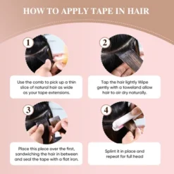 Jessie's Wig 16-26 Inch Tape In Hair Extensions 50g For Women Thin Hair Straight #60 20 Pcs/Pack -Glow Up Beauty Store GUEST f8dda338 e578 4159 b0c1 3129b97f60ee 10