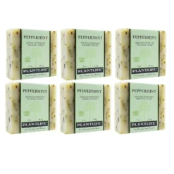 Plantlife Peppermint Bar Soap - Moisturizing And Soothing Soap For Your Skin - Hand Crafted Using Plant-Based Ingredients - Made In California 4oz Bar 12 Plantlife Peppermint Bar Soap - Moisturizing And Soothing Soap For Your Skin - Hand Crafted Using Plant-Based Ingredients - Made In California 4oz Bar -Glow Up Beauty Store GUEST fc4d89e4 9fd7 492b b938 4a5b07ea3464