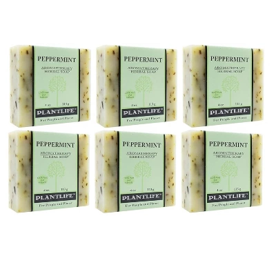 Plantlife Peppermint Bar Soap - Moisturizing And Soothing Soap For Your Skin - Hand Crafted Using Plant-Based Ingredients - Made In California 4oz Bar 7 Plantlife Peppermint Bar Soap - Moisturizing And Soothing Soap For Your Skin - Hand Crafted Using Plant-Based Ingredients - Made In California 4oz Bar - Image 5
