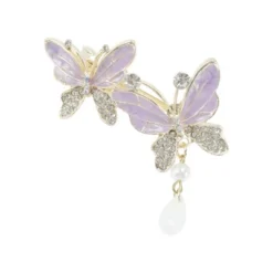 Unique Bargains Exquisite Butterfly Pendant Spring Clip Hair Clips Purple Silver Tone 1 Pc -Glow Up Beauty Store GUEST fdd45f2f 1863 4a12 ba38 8eb69db893ab