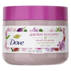 Dove Beauty Garden Tea Party Body Scrub - Velvet Fig Bloom - Limited Edition - 15oz -Glow Up Beauty Store GUEST feb20704 ab41 4da1 937e cbe12abb42f1
